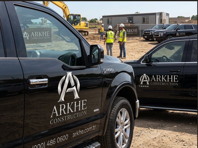 Branded fleet on an active site